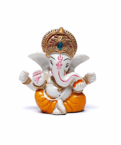 Estatua Decoración Ganesha con Modaka para yoga