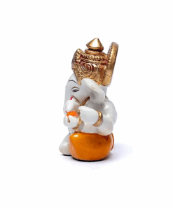 Estatua Decoración Ganesha con Modaka para yoga