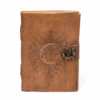 Cuaderno Sol & Luna con funda de cuero sintético