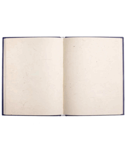 Cuaderno fases lunares y estrellas azul oscuro