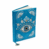 Cuaderno de terciopelo azul con Ojo de la Providencia