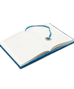 Cuaderno de terciopelo azul con Ojo de la Providencia
