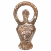 Estatua de Divinidad en esteatita natural para yoga 2 Unidades