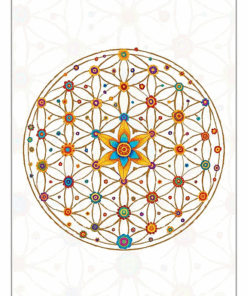 Bloc de notas Flor de la vida para yoga 5 Unidades