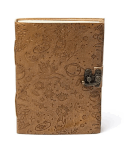 Cuaderno símbolos místicos con cubierta de polipiel para yoga