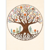 Bloc de notas Árbol de la vida Mandala para yoga 5 Unidades