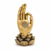 Estatua yoga Decoración Gyan Mudra color oro
