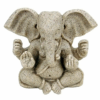 Estatua Yoga Ganesha estatuilla de resina y arenisca