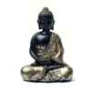 Estatua yoga Buda de la meditación acabado antiguo 2 Unidades