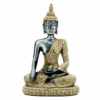 Estatua de Buda de resina con arena para Yoga 2 unidades