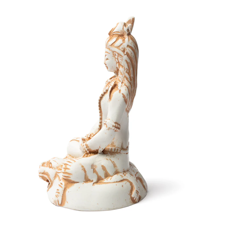 Estatua Shiva color marfil para Yoga