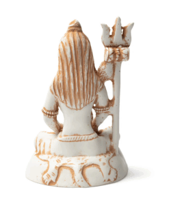 Estatua Shiva color marfil para Yoga