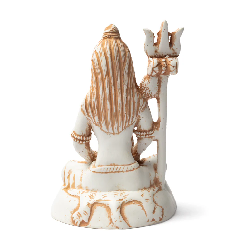 Estatua Shiva color marfil para Yoga
