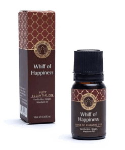 Mezcla aceites esenciales Whiff of Happiness Song of India para yoga 3 unidades