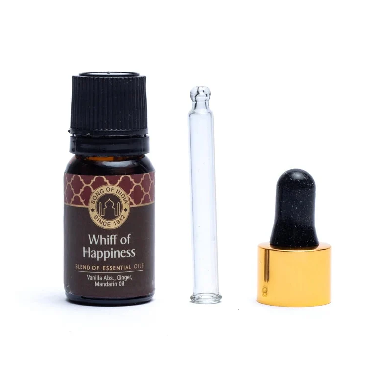 Mezcla aceites esenciales Whiff of Happiness Song of India para yoga 3 unidades