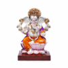 Ganesha sobre un trono de loto para Yoga