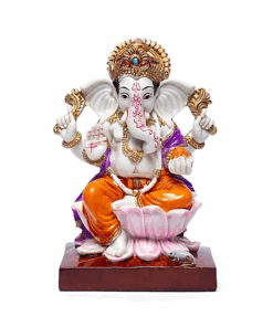 Ganesha sobre un trono de loto para Yoga