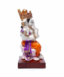 Ganesha sobre un trono de loto para Yoga