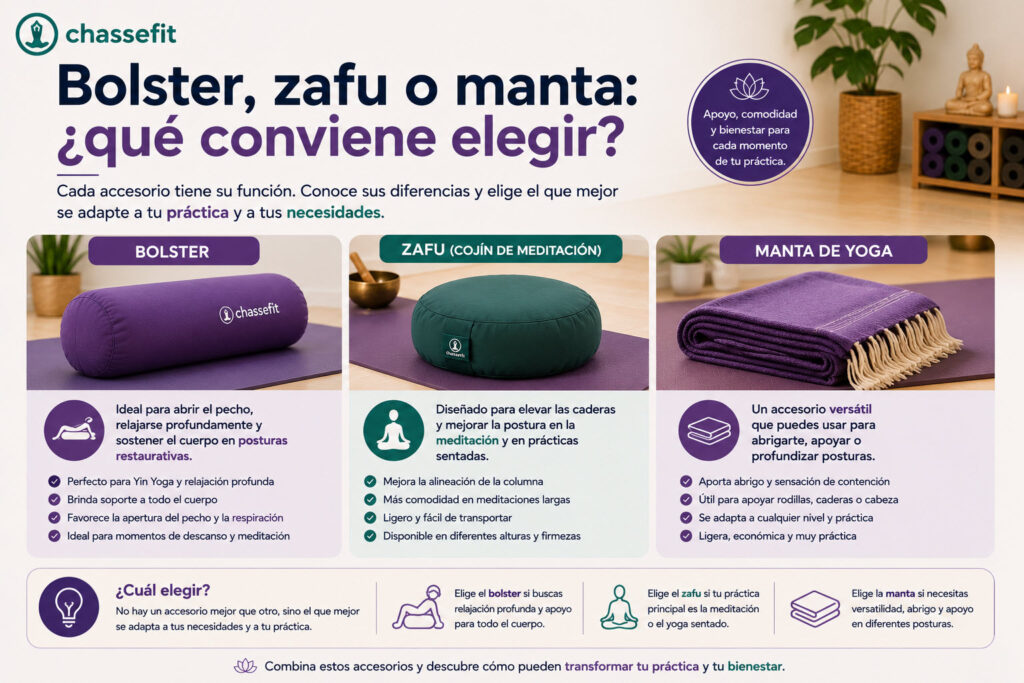 bolster, zafu o manta