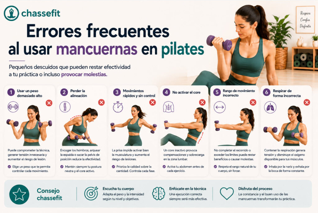 errores mancuernas pilates
