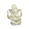 Estatua blanca de Ganesh para Yoga