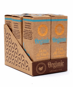 Organic Goodness Aceite aromático de madera de agar para yoga 3 unidades