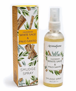 Aromafume smudge spray de salvia blanca y palo santo para yoga 3 unidades