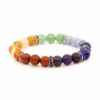 Mala / Pulsera elástica para Yoga 7 Chakra 2 Unidades