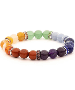 Mala / Pulsera elástica para Yoga 7 Chakra 2 Unidades