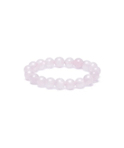 Elástico Anillo de cuarzo rosa anular para Yoga 8 unidades