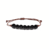 Mala / Pulsera de turmalina ajustable para Yoga 5 Unidades