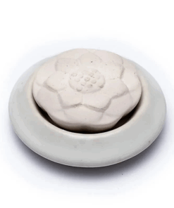 Piedra aromática difusor Loto blanca para Yoga 2 Unidades
