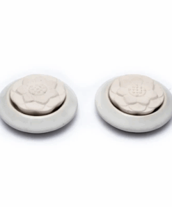 Piedra aromática difusor Loto blanca para Yoga 2 Unidades