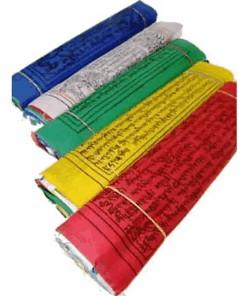 Banderas de oración tibetanas cuerda M de 10 para Yoga - 5 unidades