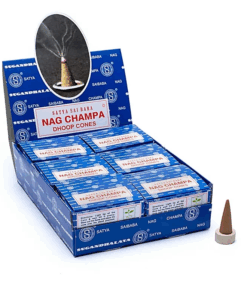 Conos de incienso Nag Champa para Yoga