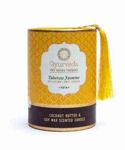 Vela perfumada Ayurveda tuberosa y jazmín Vata para Yoga