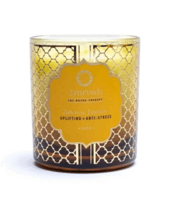 Vela perfumada Ayurveda tuberosa y jazmín Vata para Yoga