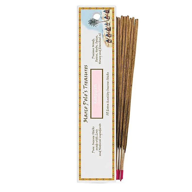 Incienso Marco Polo's Treasure Alcanfor para Yoga 2 Unidades