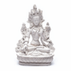 Estatua de Tara blanca para Yoga