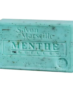 Jabón Natural de Marsella rectangular Hojas de menta 4 unidades para yoga