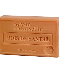 Jabón Natural de Marsella rectangular Madera de sándalo 4 unidades para yoga