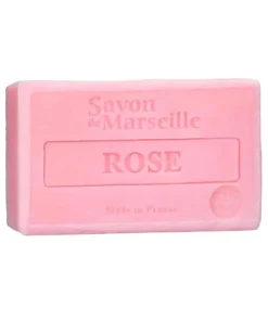 Jabón natural de Marsella rectangular de Rosa 4 unidades para yoga