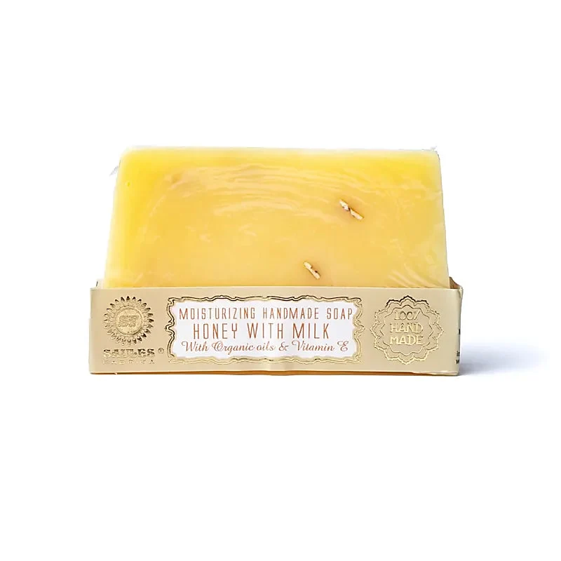 Jabón natural artesanal Miel y leche 3 unidades para yoga