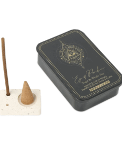 Incienso Esoteric Collection Eye of Providence & quemador en cajita deslizante de hojalata para Yoga 3 Unidades