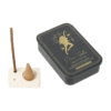 Incienso Esoteric Collection Divine Goddess & quemador en cajita deslizante de hojalata para Yoga 3 Unidades