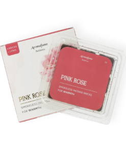Ladrillos de incienso Aromafume Botánica Pink Rose para Yoga 3 Unidades