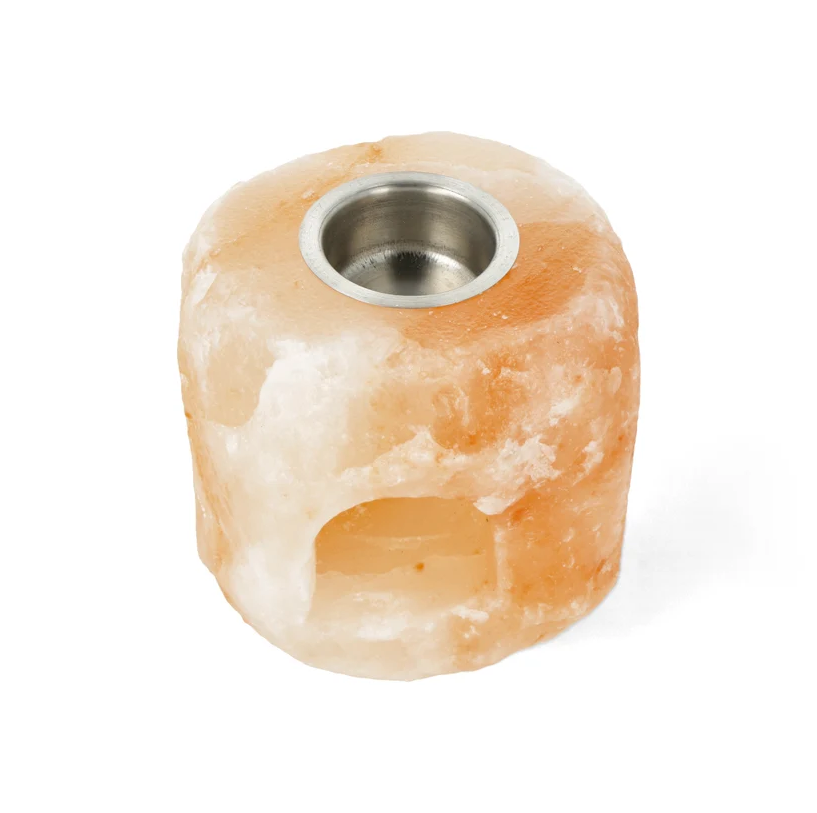 Difusor de aceite de cristal de sal para yoga
