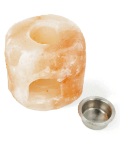 Difusor de aceite de cristal de sal para yoga