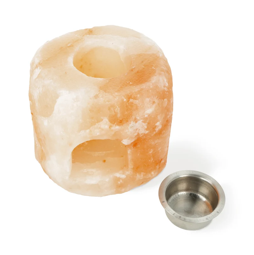 Difusor de aceite de cristal de sal para yoga